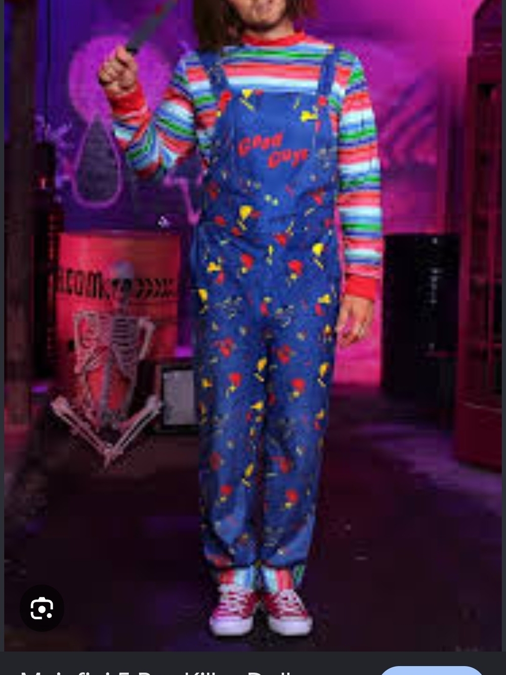 Chucky 4 Piece Costume Good Guys
